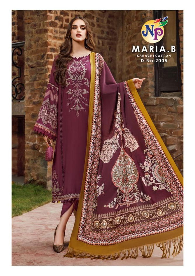 Maria B Vol 2 By Np Printed Karachi Cotton Dress Material Wholesale Shop In Surat